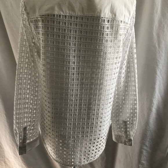 Medium white eyelet top layered Banana Republic - Picture 4 of 8